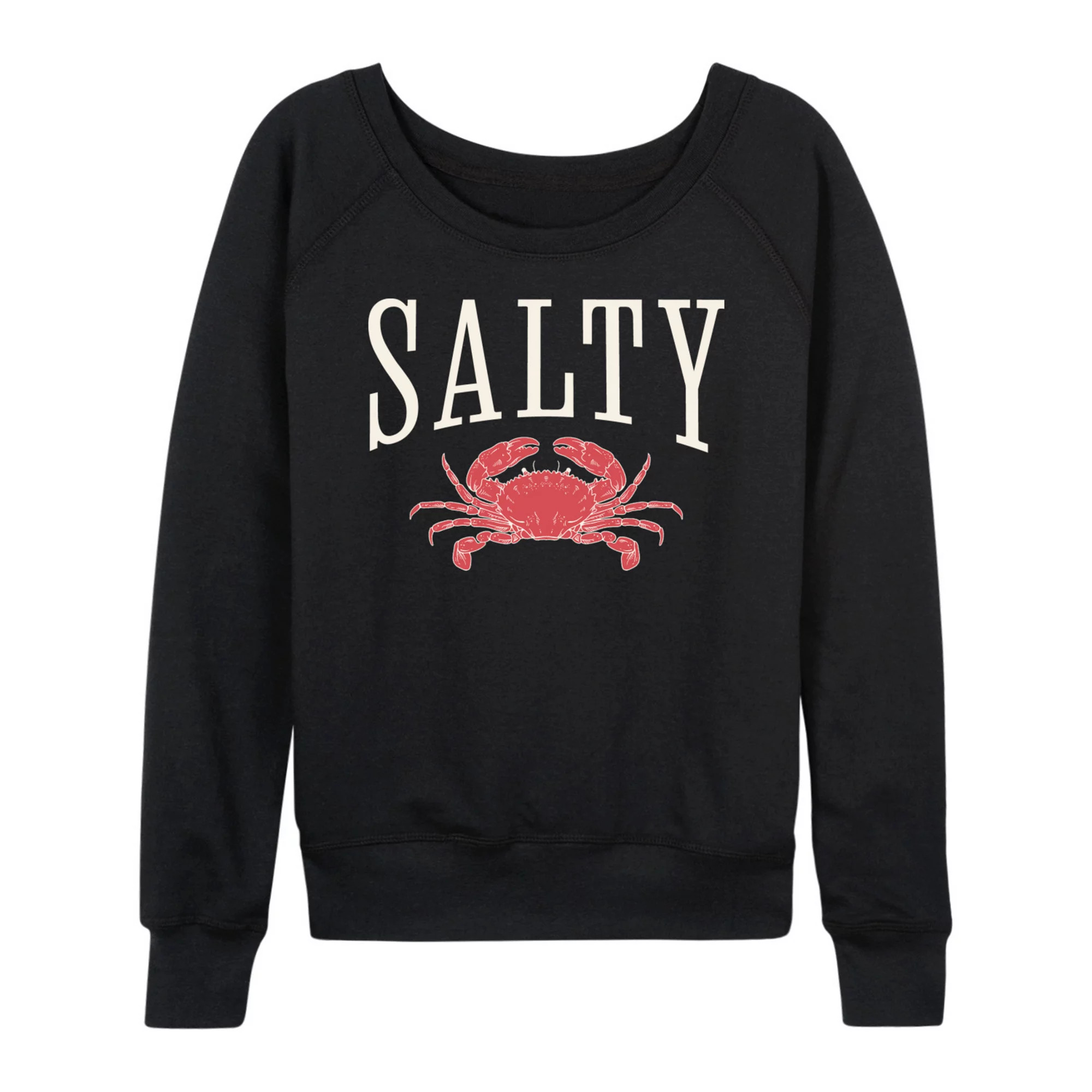 Women's Salty Crab Long Sleeve French Terry Long Sleeve Tee | Kohl's