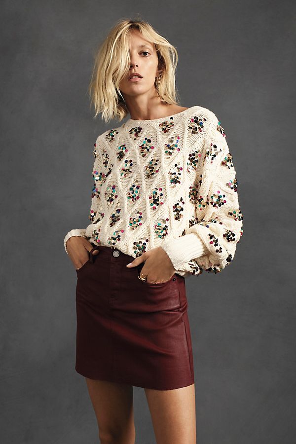 Lara Sequined Sweater | Anthropologie (US)