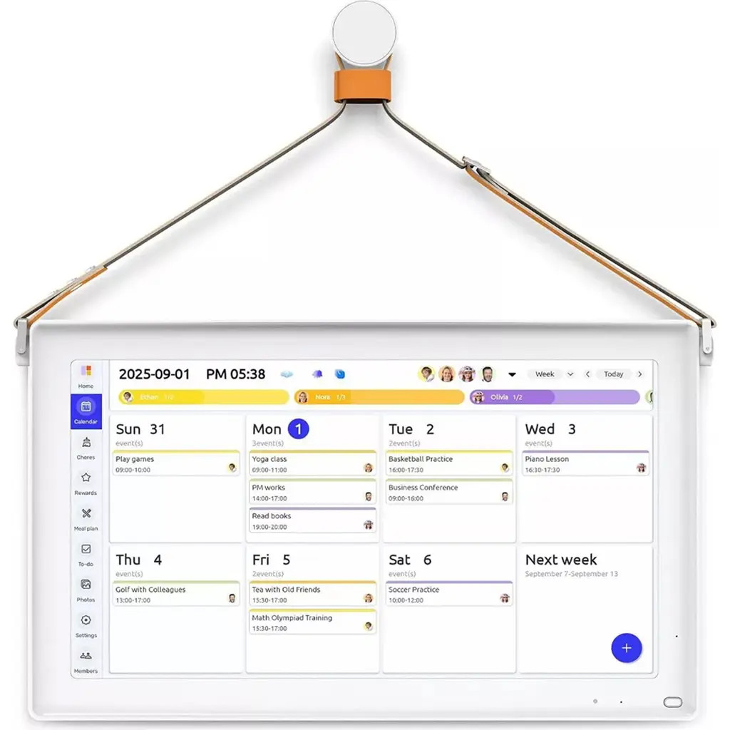 Everblog 21.5" Digital Calendar and Chore Chart - Smart Interactive Family Display in White at Nordstrom | Nordstrom