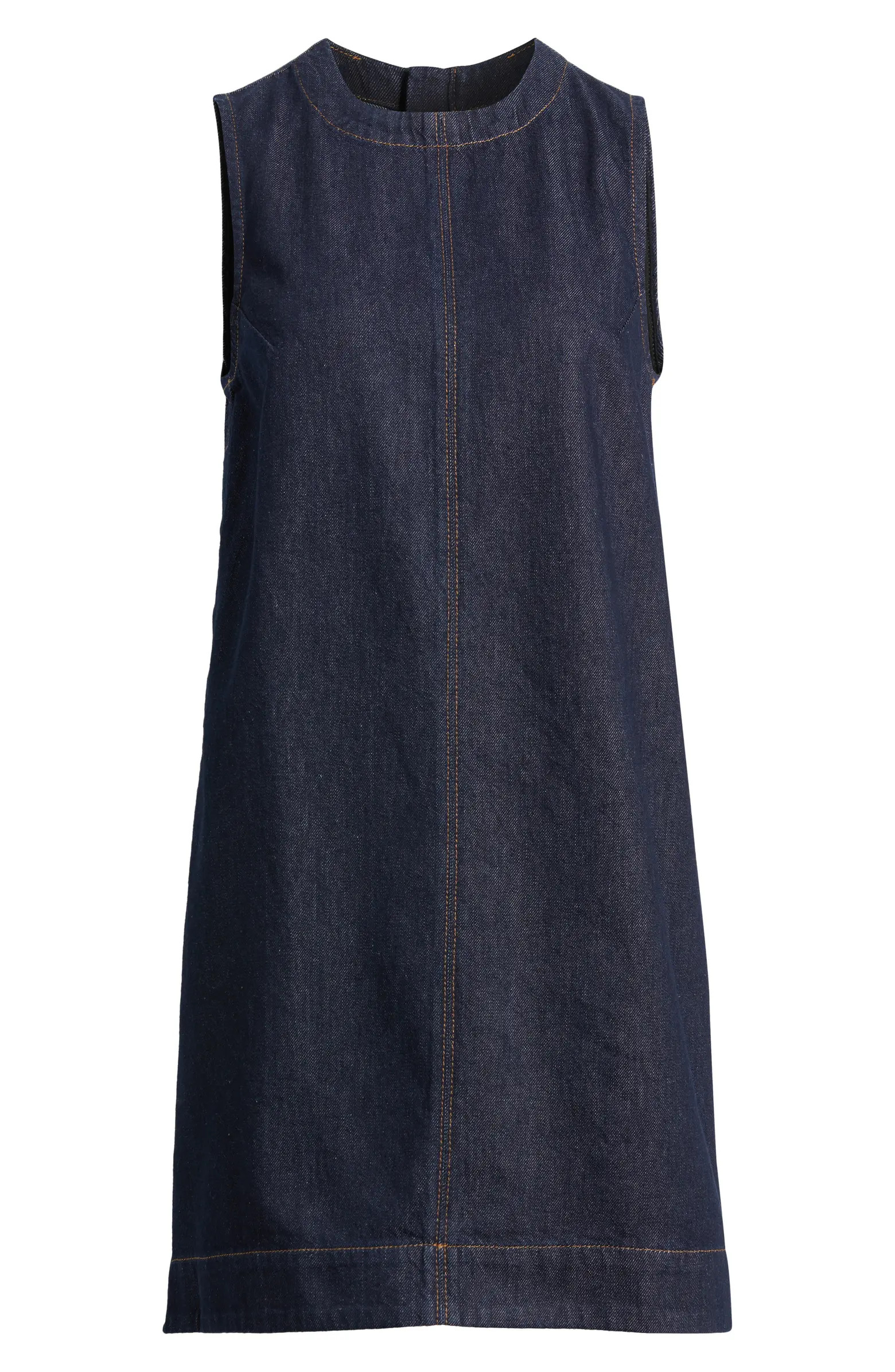 Madewell Boxy Sleeveless Denim Shift Dress | Nordstrom | Nordstrom