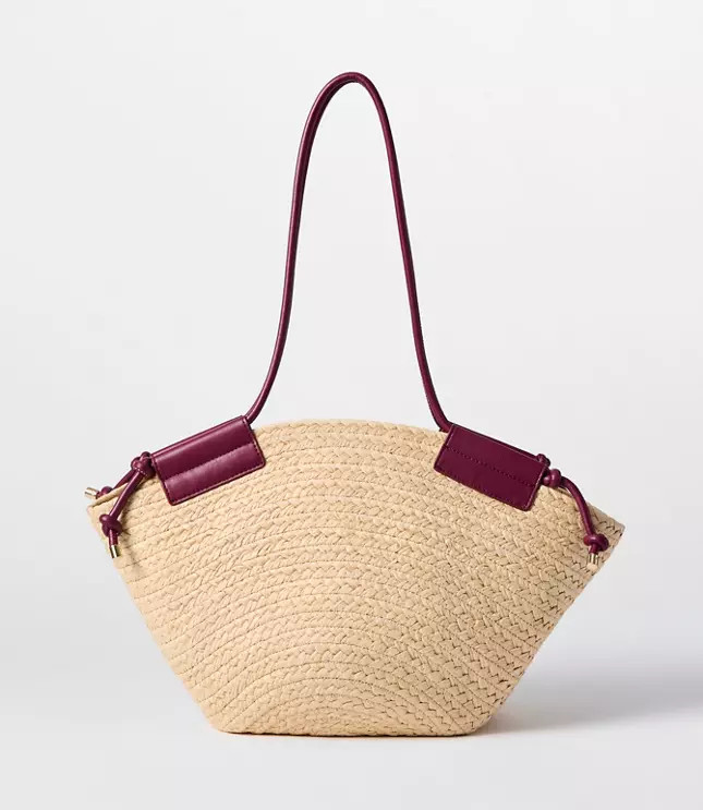 Raffia Tote Bag | LOFT