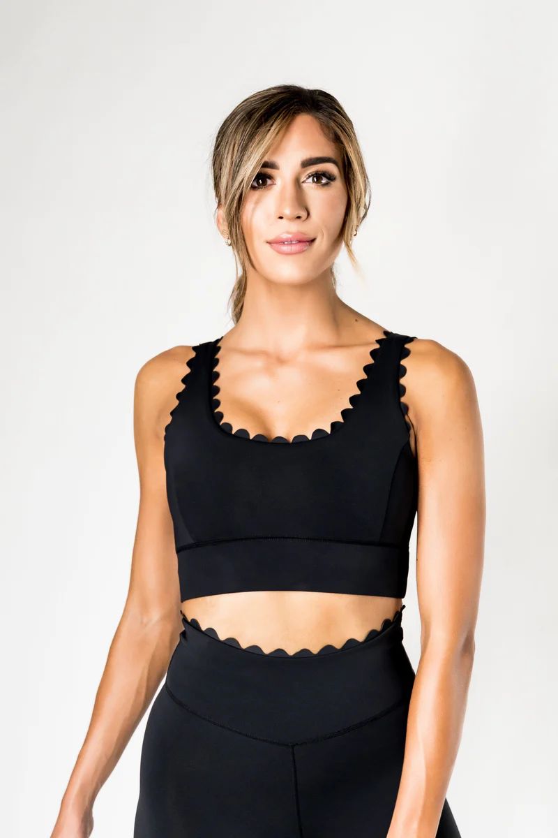 Scallop Power Bra - Black
                



Rated 5.0 out of 5







64 Reviews
Based on 64 re... | IVL COLLECTIVE