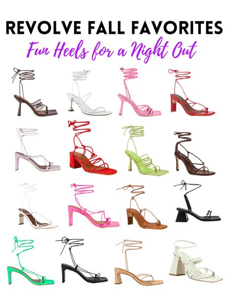These are some of my favorite heels from Revolve for a fun night out! Tie up at the ankle and both neutral and cute colors! I have all of these on my wishlist! Some are on sale!!!

#LTKsalealert #LTKshoecrush #LTKstyletip