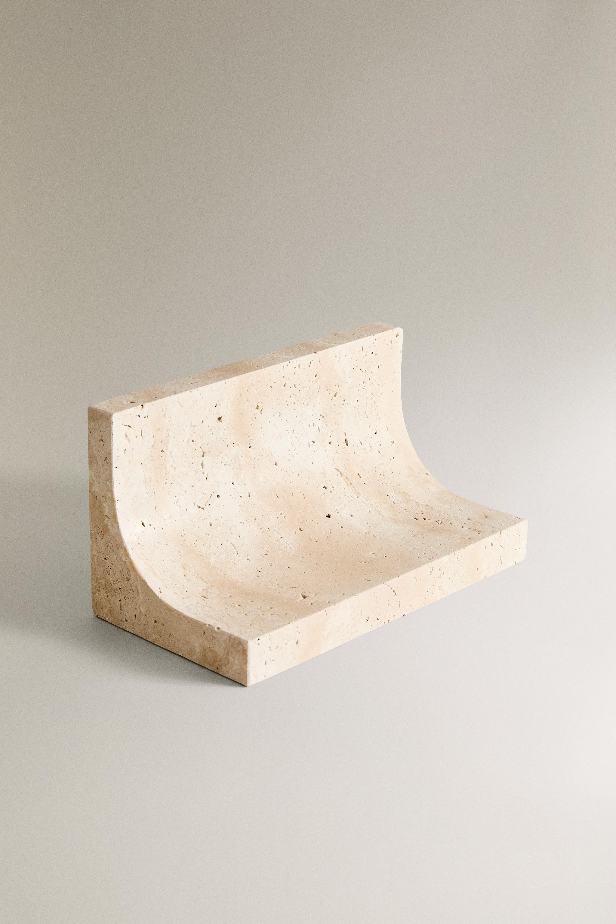 TRAVERTINE STONE BOOKEND | Zara US