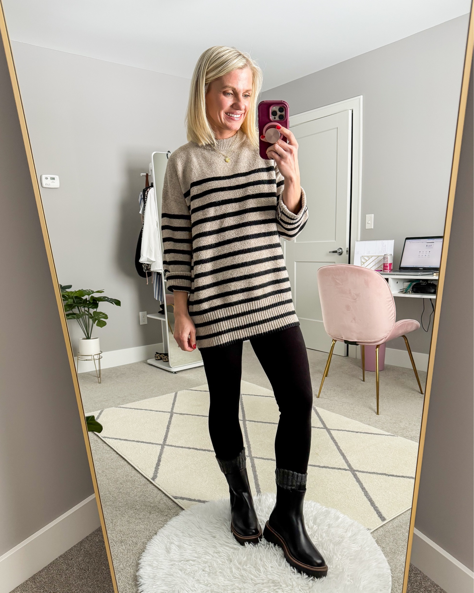What I wore this week! 
Sweater- old, linked similar 
Leggings- xsmall (code: THRIFTYWIFE10 for 10% off) 

#LTKPetite #LTKFindsUnder100 #LTKStyleTip