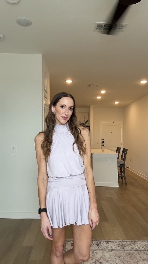 I am obsessed with this dress from CIDER! It is so flattering, super soft, double lined, very stretchy, with built-in shorts and the cutest flowy skirt! TTS, wearing a S 🤍

#LTKootd #LTKSaleAlert