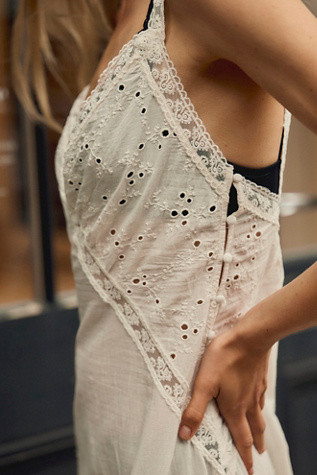 Inez Maxi Slip Dress by Intimately at Free People in White, Size: XL | Free People (UK)