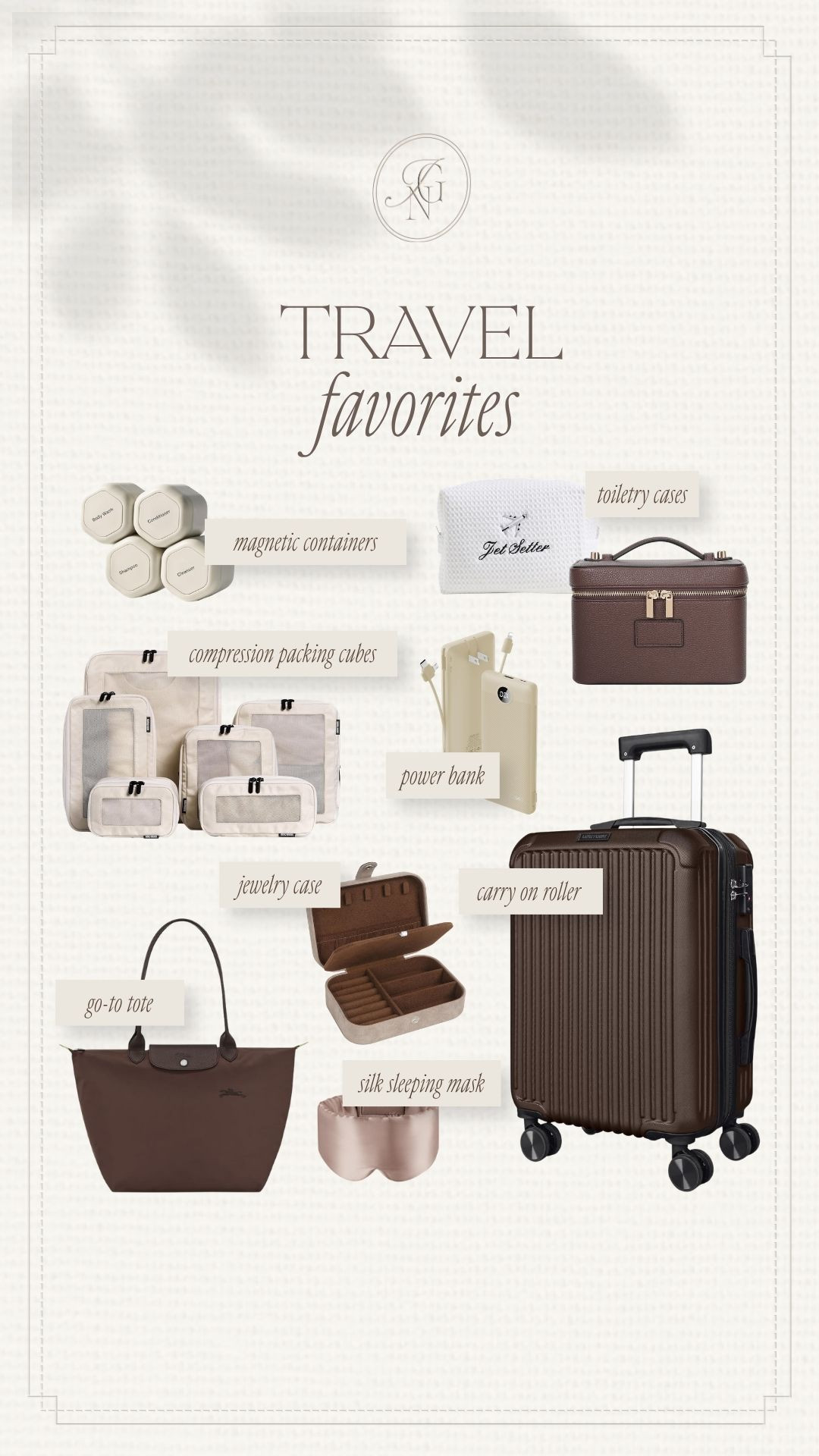 Amazon travel favorites worth packing 🤎 From compression cubes and toiletry cases to a carry-on roller, jewelry case, power bank and go-to tote. These neutral travel essentials make packing feel so much easier and more organized.#AmazonFinds #AmazonTravel #TravelFavorites #TravelEssentials #PackingEssentials #CarryOnEssentials #VacationPacking #TravelFinds #LTKFinds

#LTKTravel #LTKSeasonal #LTKTravel