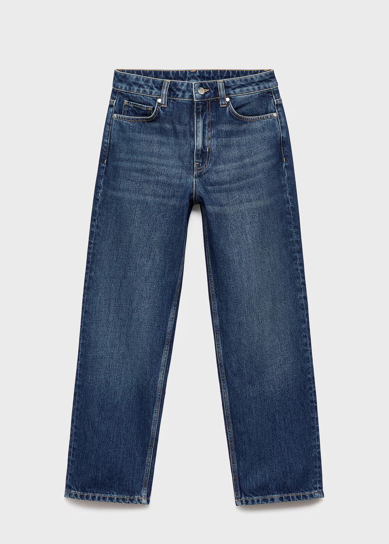 Mid-rise straight jeans - Women | MANGO USA | Mango (US/MX/AU)