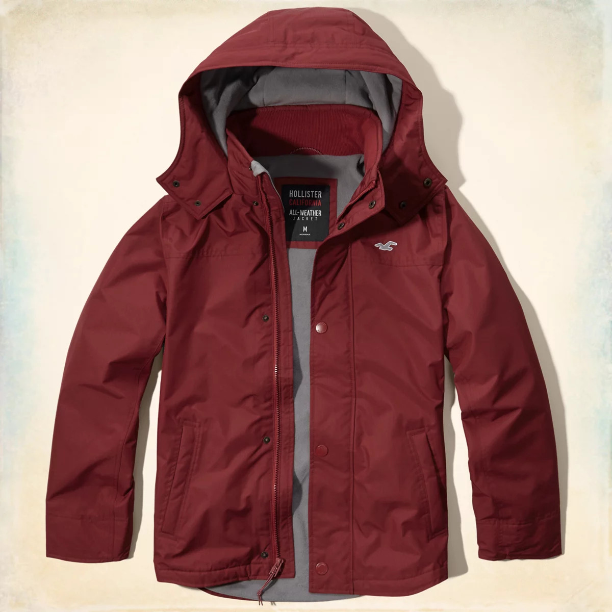 Hollister All-Weather Fleece Lined Jacket | Hollister US