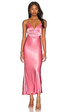 Bardot Malinda Slip Dress in Strawberry from Revolve.com | Revolve Clothing (Global)