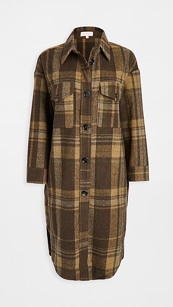 Plaid Long Jacket | Shopbop