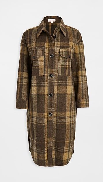 Plaid Long Jacket | Shopbop