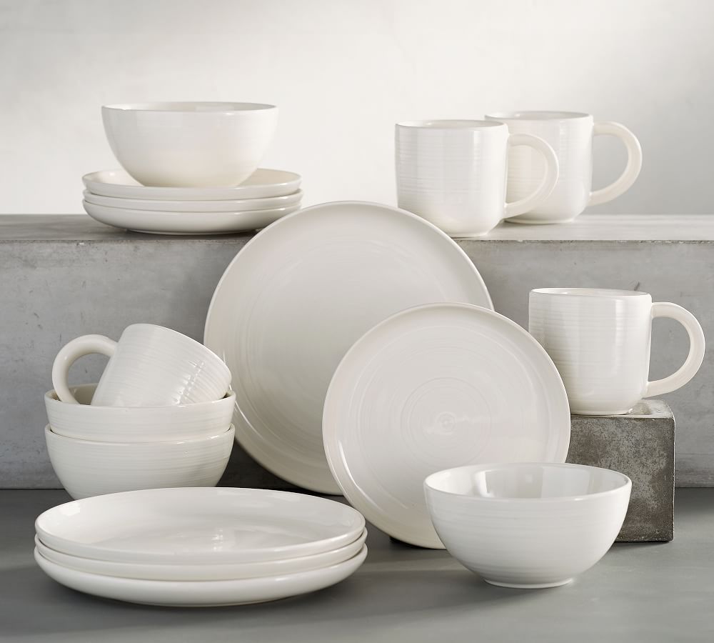Joshua Stoneware 16-Piece Dinnerware Set | Pottery Barn (US)