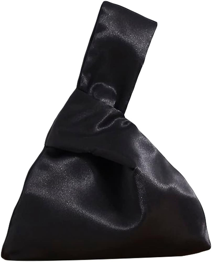 Verdusa Women's Satin Evening Bag Clutch Handbag Mini Purse Small Tote | Amazon (US)