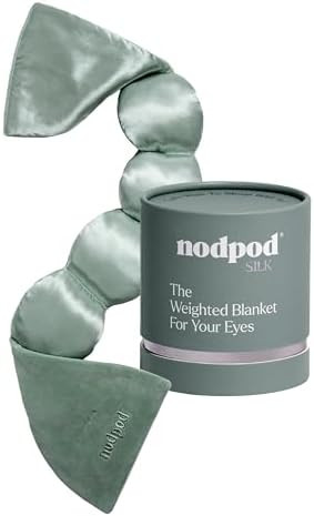 Nodpod Mineralized Silk Gentle Pressure Sleep Mask - Strap-Free, Light-Blocking Design for Sleep,... | Amazon (US)