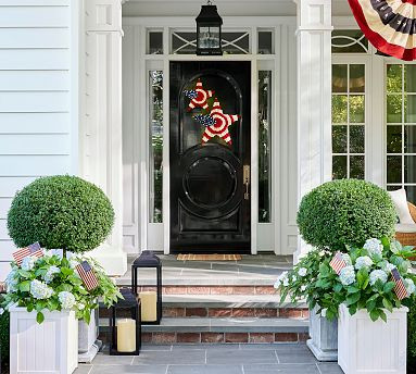 Liberty Outdoor Burlap Star | Pottery Barn (US)