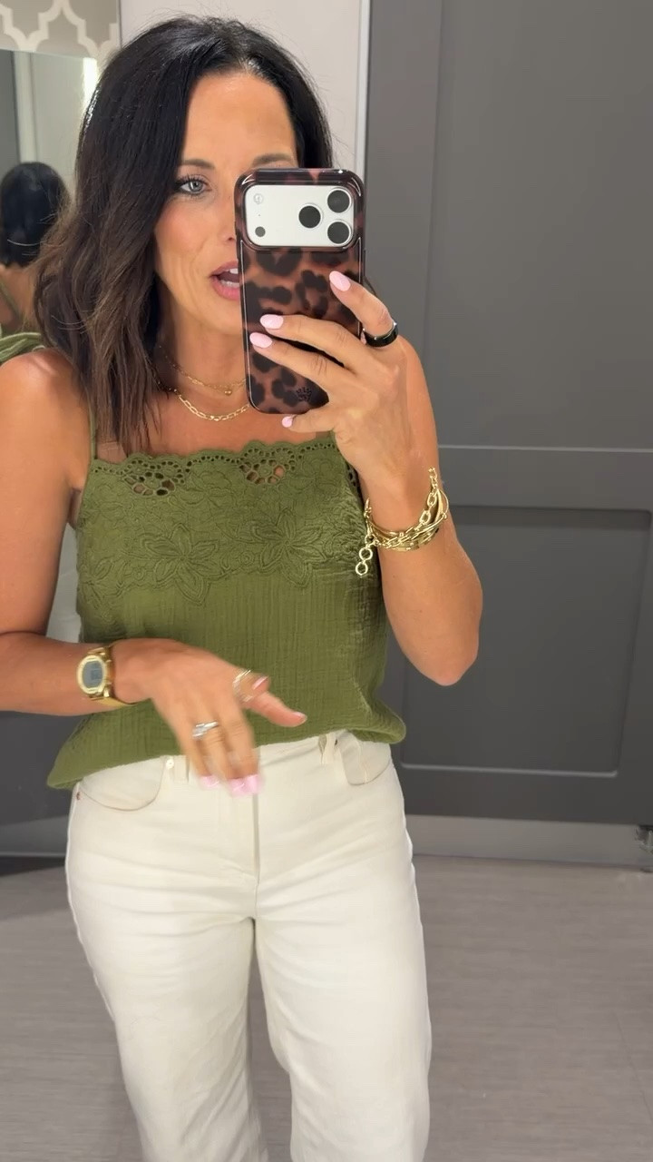 @target  — this top is a must-have 😍
so flattering, lightweight, and EASY to style with anything
wearing an XS for reference 👏🏼

target finds, target outfit, affordable fashion, summer outfit ideas, green top outfit, casual everyday style, budget friendly outfits, easy outfit ideas, chic basics, target style

#targetfinds #targetstyle #ltkstyle #affordablefashion #summeroutfits #casualchic #everydaystyle #ltkfinds #budgetfashion