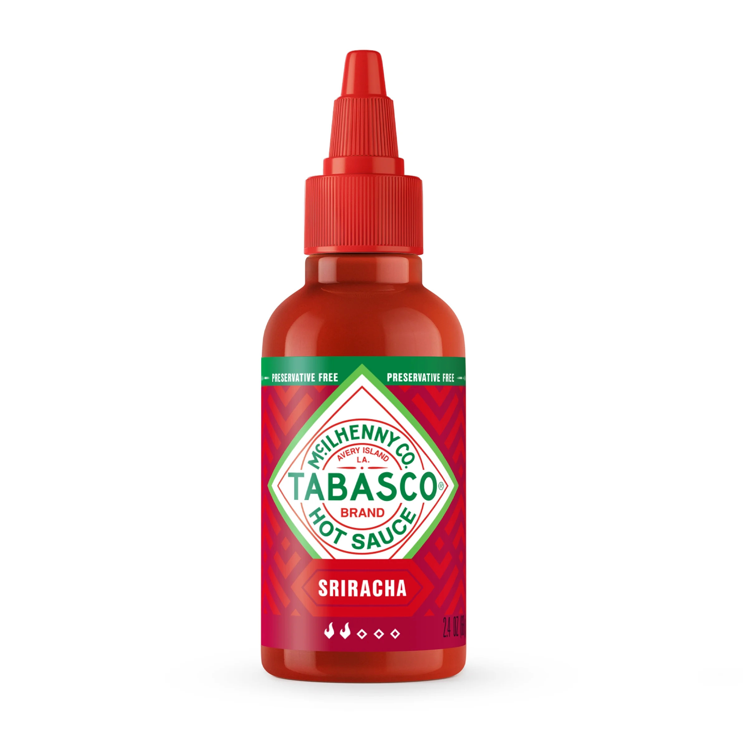 Tabasco Sriracha Sauce, 2.4 oz Mini Squeezable Plastic Bottle, Gluten Free | Walmart (US)