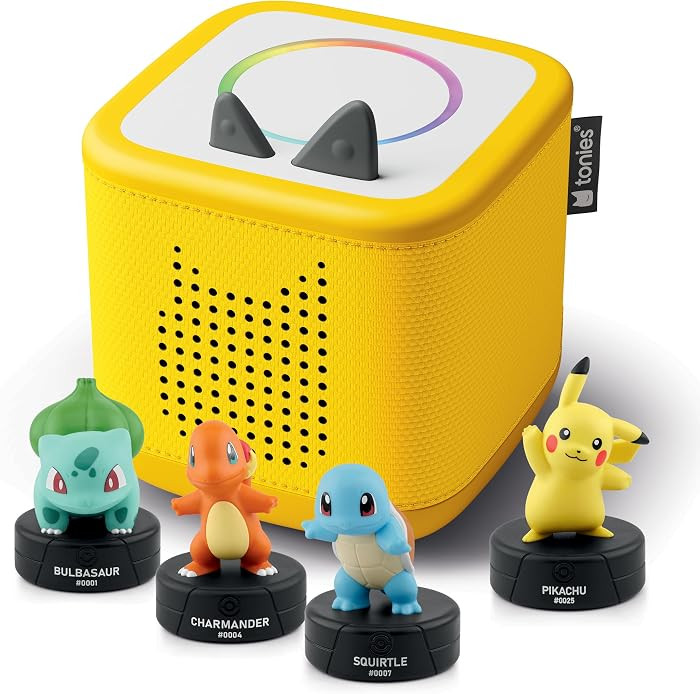 Toniebox 2 Audio Player Pokemon Bundle for Kids 5+ with Pikachu, Charmander, Squirtle, and Bulbas... | Amazon (US)