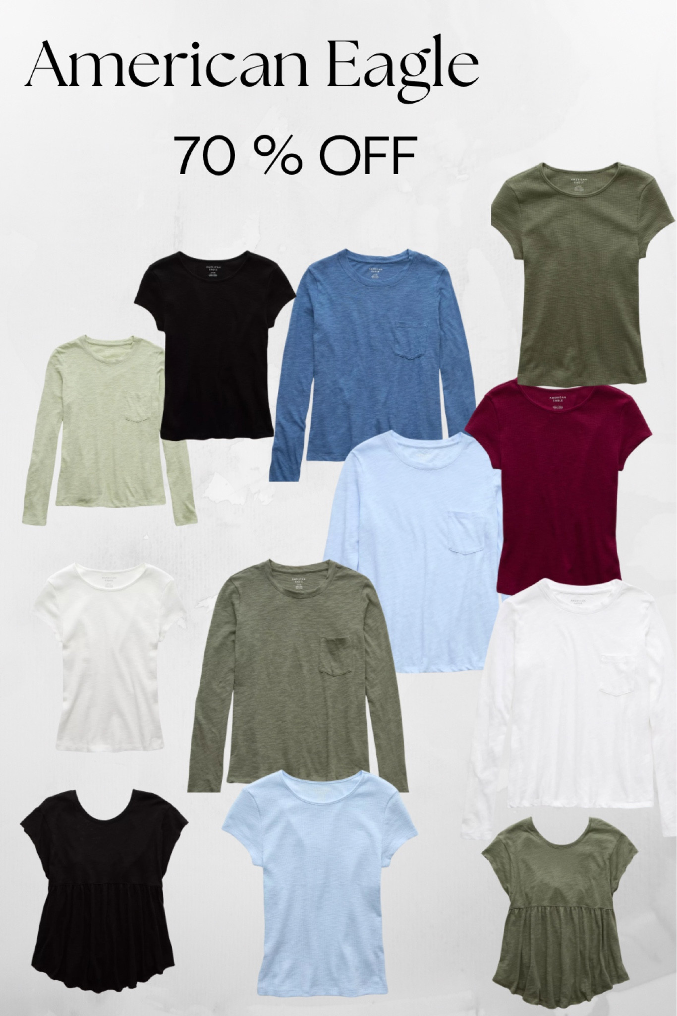 Check out American Eagles SALE section! There are so many pieces up to 70% off!! 

#LTKStyleTip #LTKFindsUnder50 #LTKSaleAlert