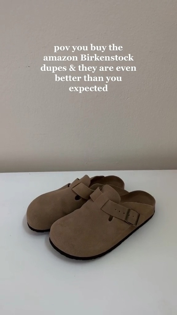 Obsessed with this look for less Birkenstocks! Around $40 and the quality is amazing! Fits tts! 

#LTKstyletip #LTKunder50 #LTKshoecrush