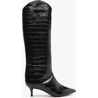 Maryana Lo Crocodile-Embossed Leather Boot | Schutz (US)