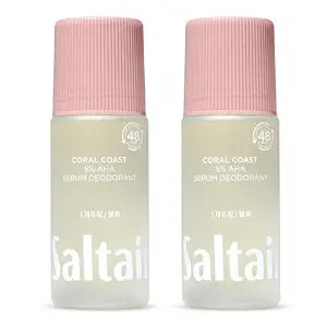 Saltair Serum Deodorant 2 Pack – 5% AHA – Aluminum-Free Odor Control for Women & Men – Mand... | Amazon (US)
