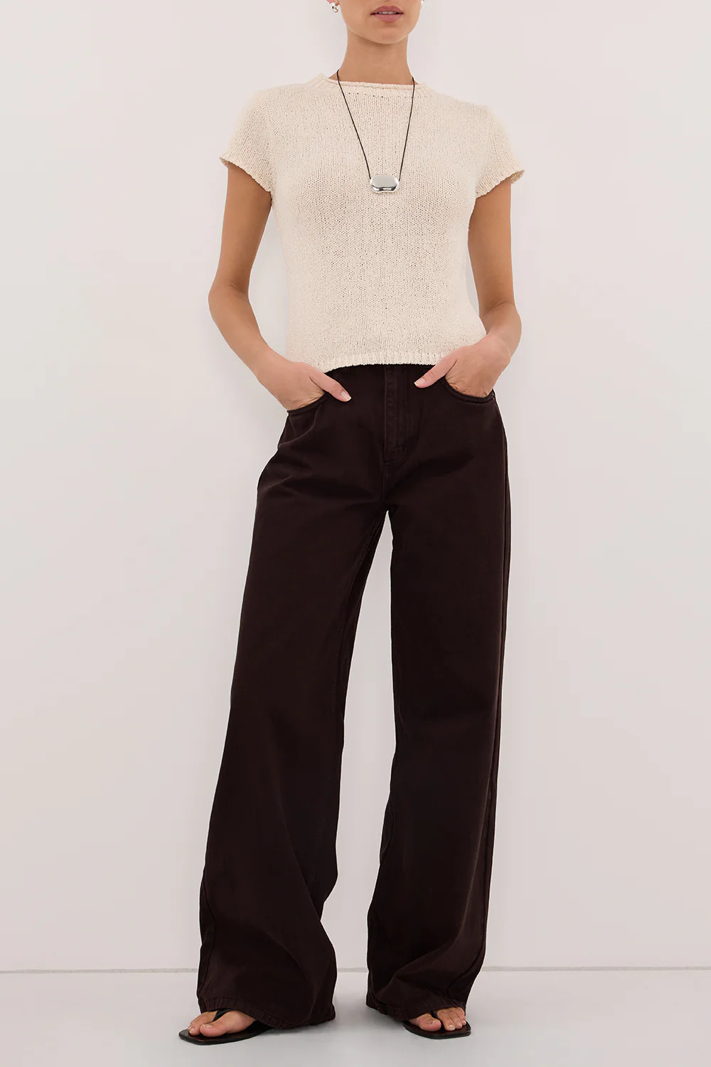 REAGAN 2.0 BURNT CHOC TALL JEAN | DISSH