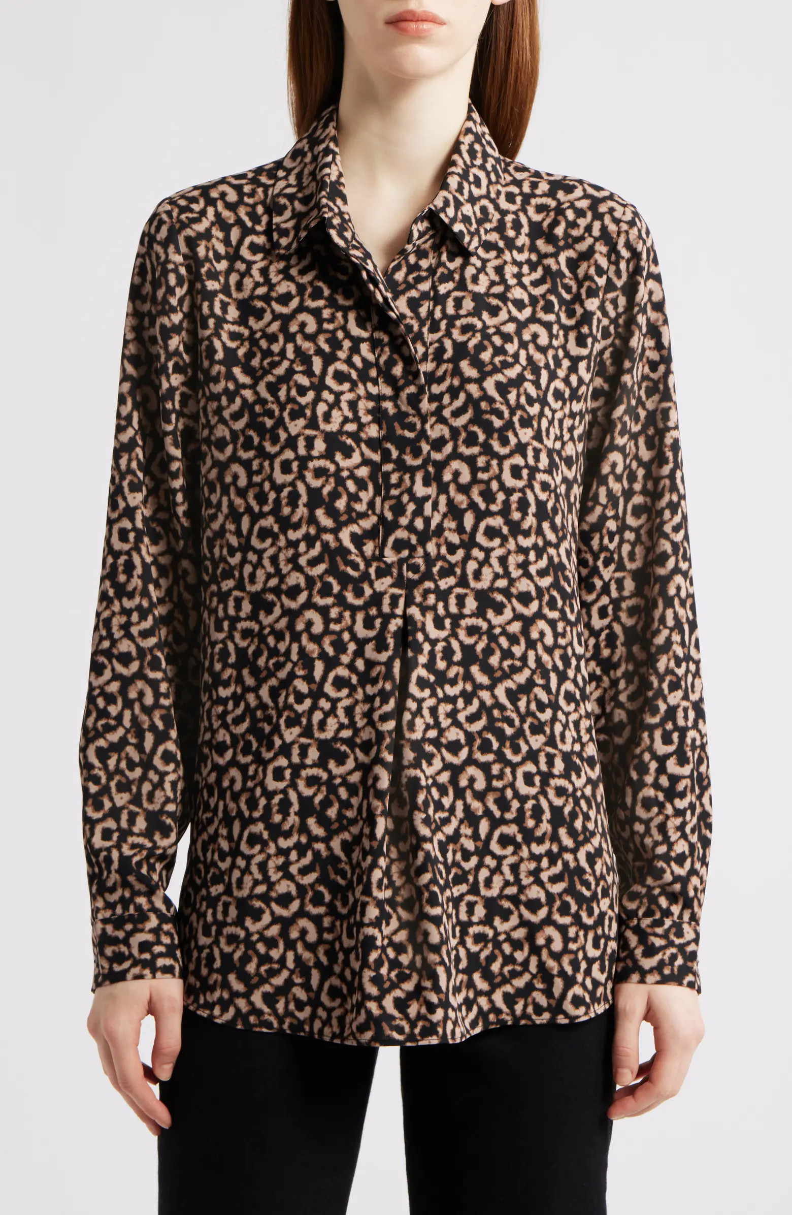 NIC+ZOE Abstract Animal Print Top | Nordstrom | Nordstrom
