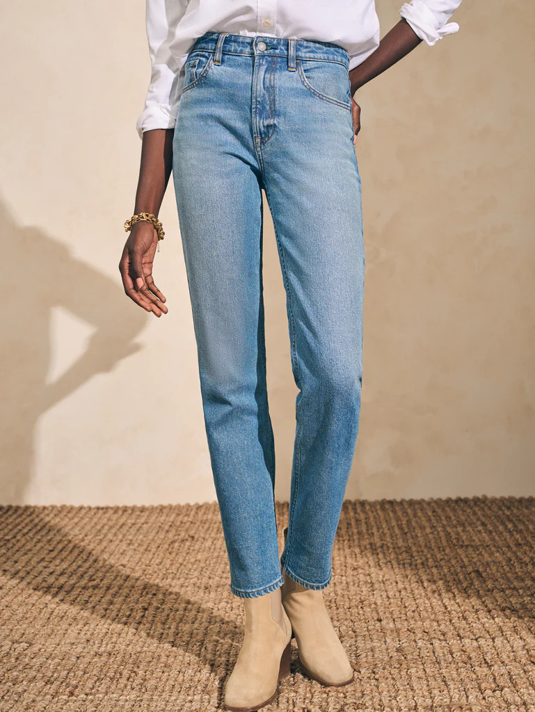 Organic Cotton Slim/Straight Denim | Faherty