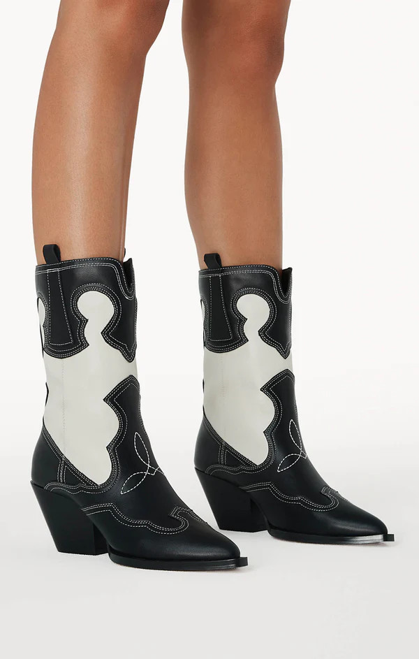 Billini Adriel Western Boot ~ Black/Ivory | Show Me Your Mumu