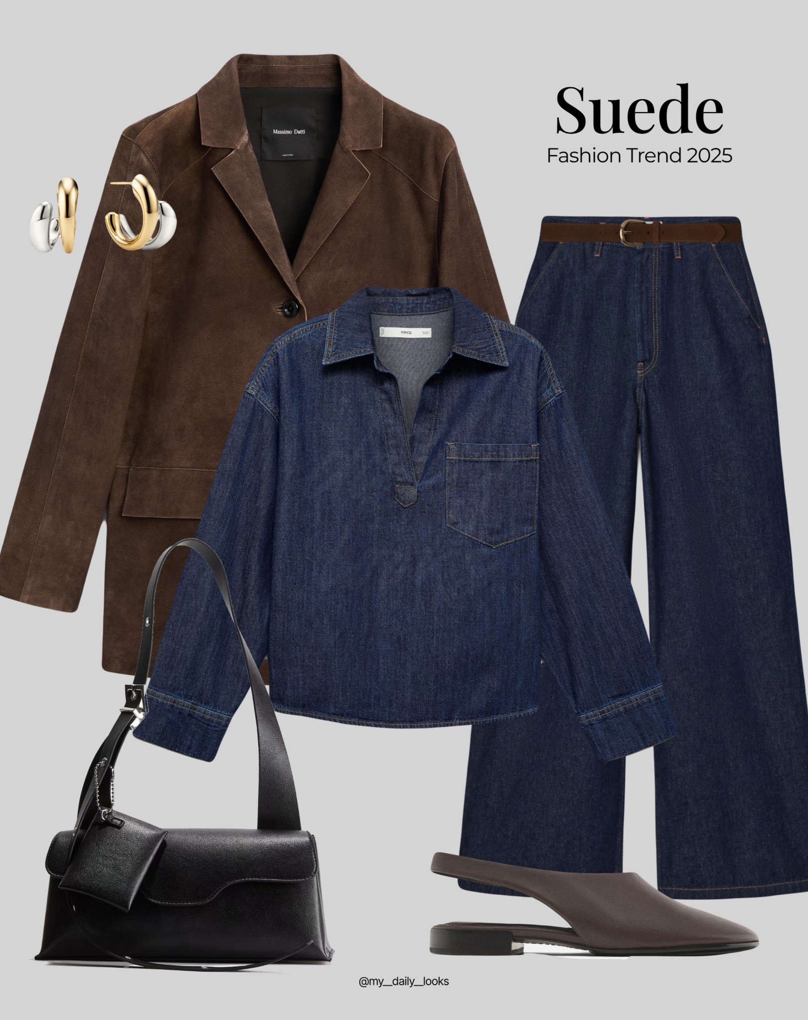 Suede styling for spring 🖤

Check out more ideas in my profile. 

Tags: suede jacket, suede shoes, suede bag, suede skirt, suede leather, fashion trends 2025, spring style, spring outfit, spring fashion, easy styling, simple everyday look, chic & basic outfit, Parisian look, casual outfit, capsule wardrobe, office look, brunch style, high street.


#LTKstyletip #LTKspring #LTKbag