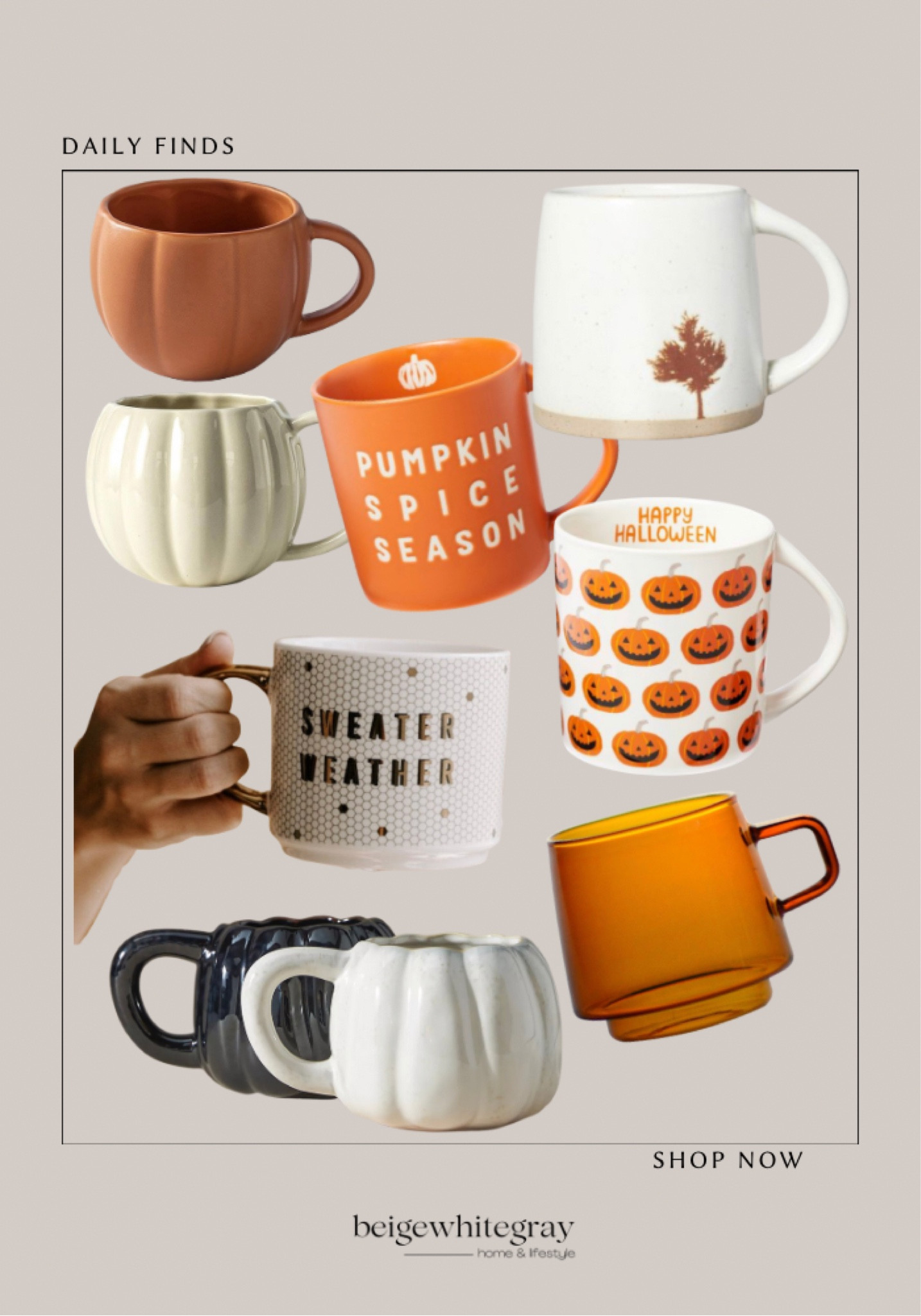 If your a coffee or tea drinker I love a cute  mugs for fall!!

#LTKsalealert #LTKhome #LTKSeasonal