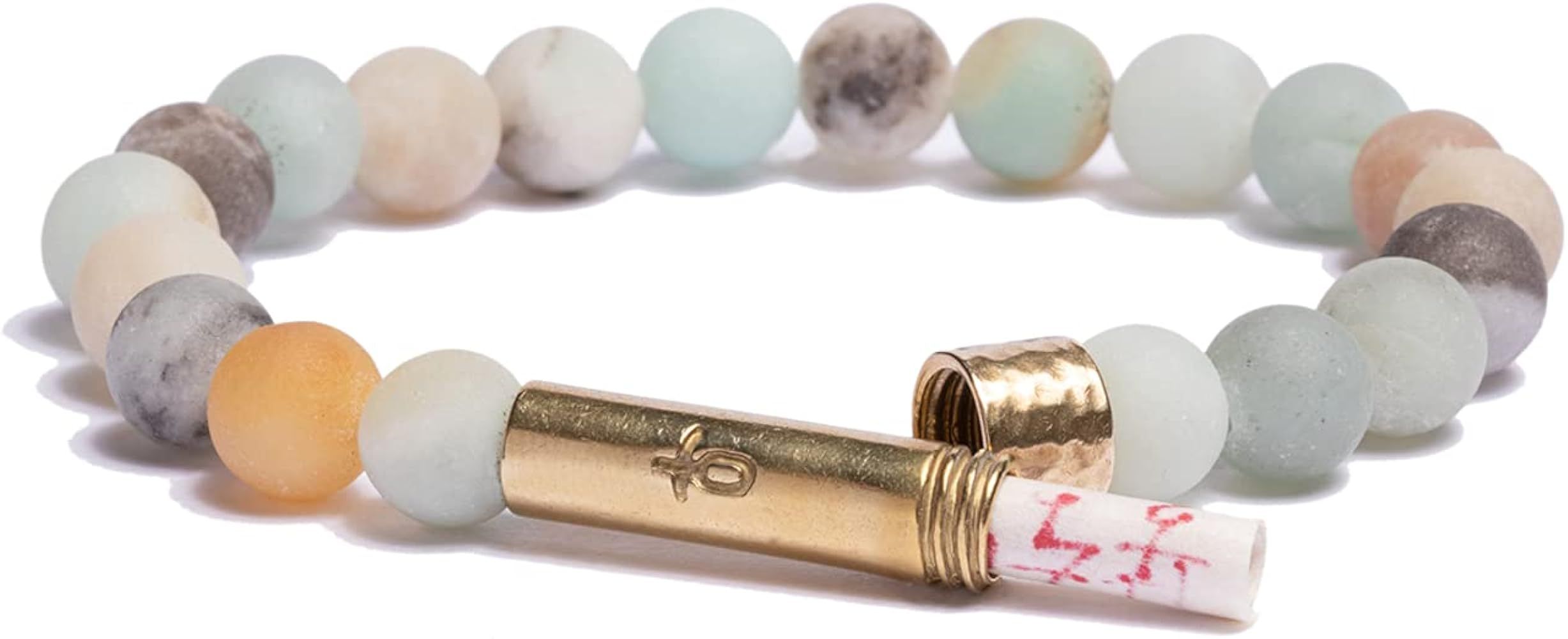 Wishbeads Intention Bracelet for Women - Write your wish, tuck it inside, and wear as a daily remind | Amazon (US)
