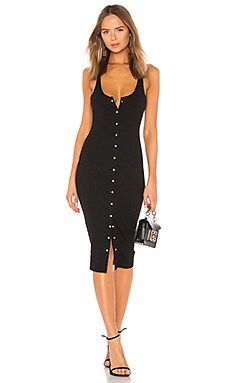 superdown Shelby Midi Dress in Black from Revolve.com | Revolve Clothing (Global)