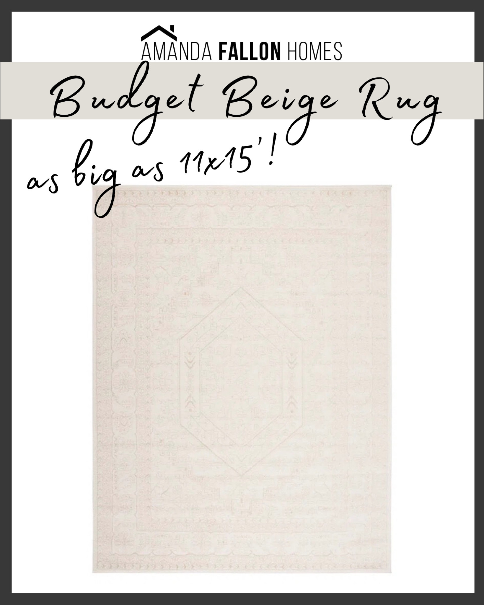Beautiful neutral affordable rug that comes in HUGE sizes, perfect for large living rooms! The 11x15’ size is 20% off on sale now. I just ordered this rug for my living room! 

#arearug #rug #beigerug #livingroomrug #ivoryrug #neutralrug #rugsonsale #wayfair #largerug

#LTKhome #LTKsalealert