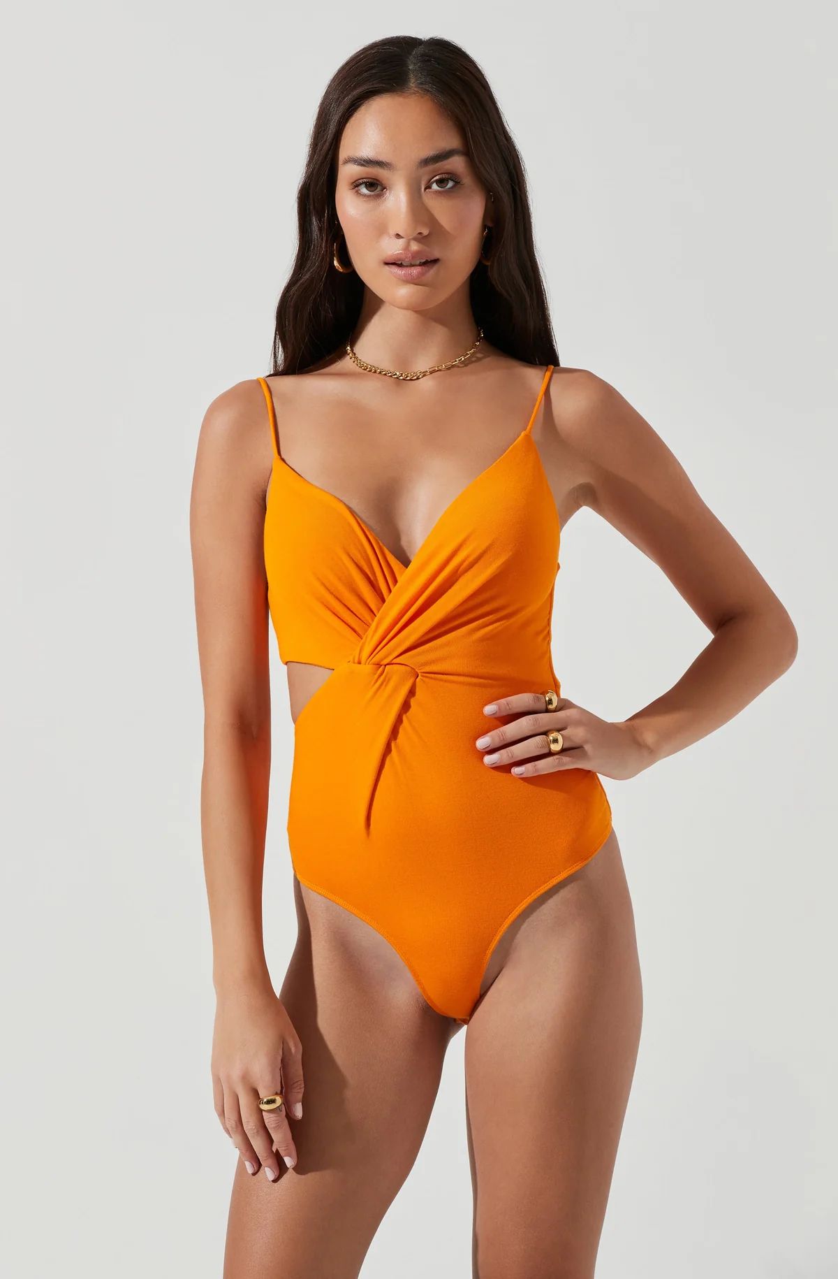 Beach Day Side Cutout Bodysuit | ASTR The Label (US)