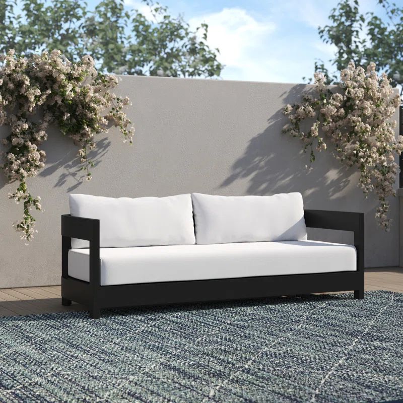 Everlee 80'' Metal Outdoor Patio Sofa | Wayfair North America