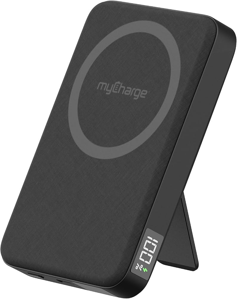 myCharge CliqLuxe Magnetic Wireless Power Bank 10,000mAh | iPhone & MagSafe Compatible | Qi2.2 25... | Amazon (US)