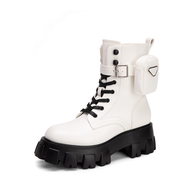 DREAM PAIRS Chunky Lace up Ankle Boots | Dream Pairs