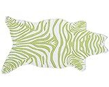 The Rug Market Handmade Rugs, Mini Zebra, Light Green | Amazon (US)