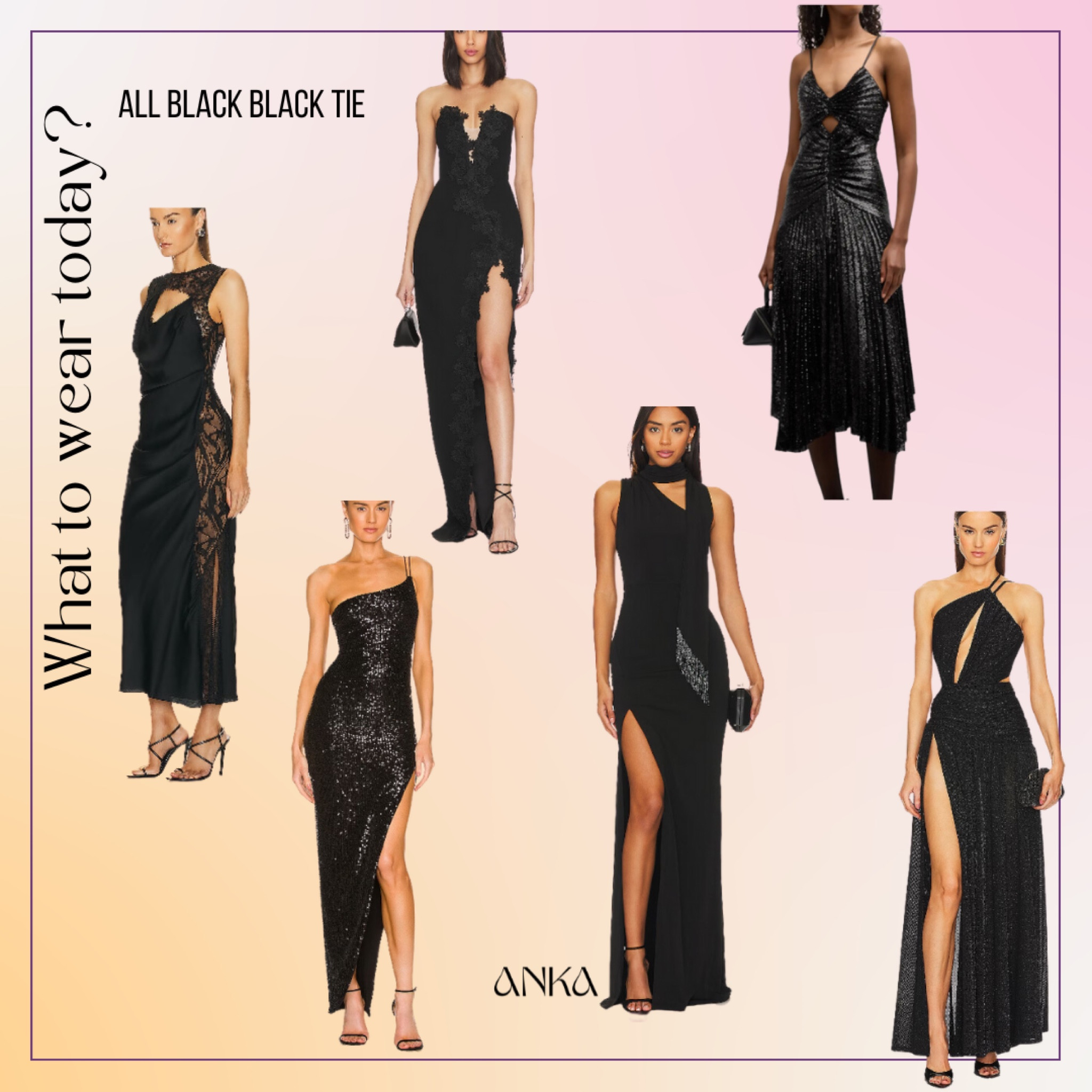 Blest of ack tie dresses 

#LTKGala #LTKSeasonal #LTKeurope