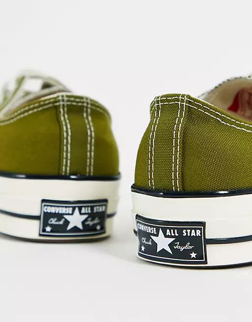 Converse Chuck 70 Ox trainers in dark moss | ASOS (Global)