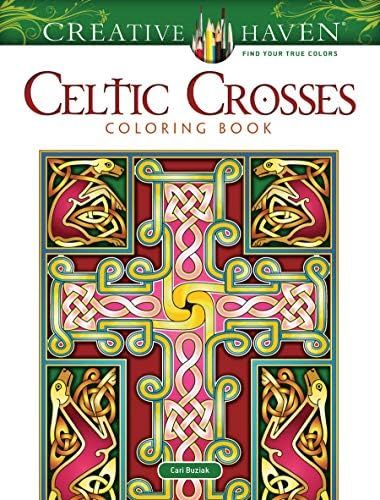 Creative Haven Celtic Crosses Coloring Book (Adult Coloring) | Amazon (US)