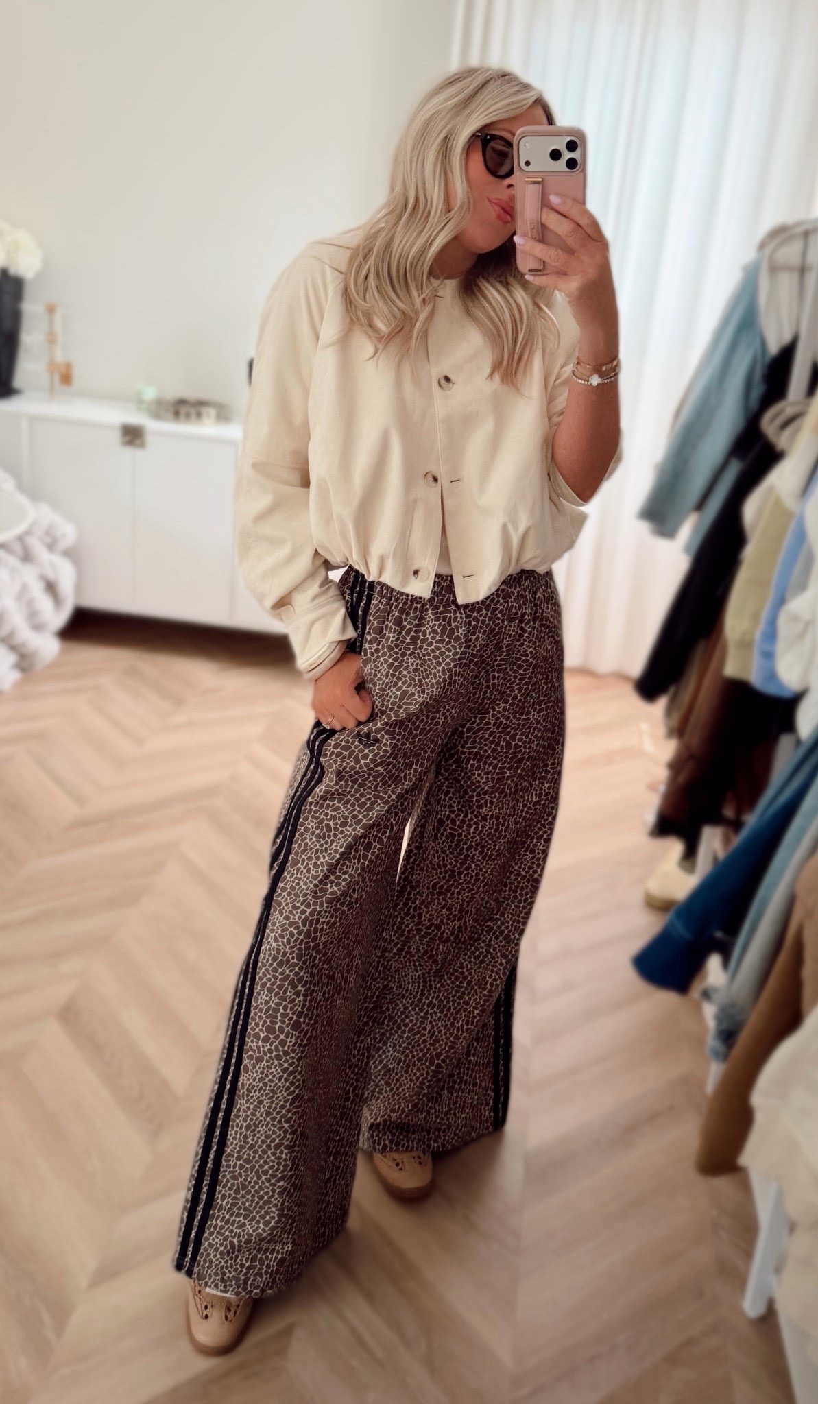 This outfit - sideline chic! I can’t tell you how many ppl stopped me about these pants! They’re roomy, comfy and so fun! 
I’m in all smalls. 


Sports mom. Casual. Active. Adidas pants

#LTKgrwm #LTKActive #LTKootd