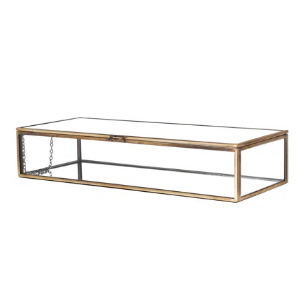 Metal & Glass Jewelry Box | Wayfair North America