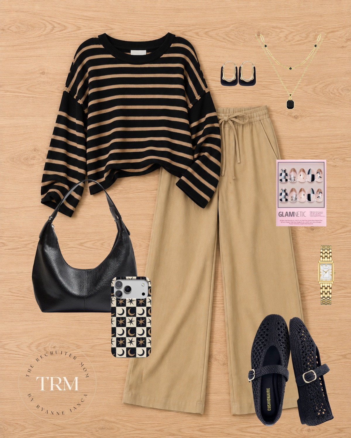 Strut in these comfy Mary Jane flats, cozy sweater and wide leg pants. Add a statement necklace and you're good to go!

#LTKSeasonal #LTKOver40 #LTKMidsize