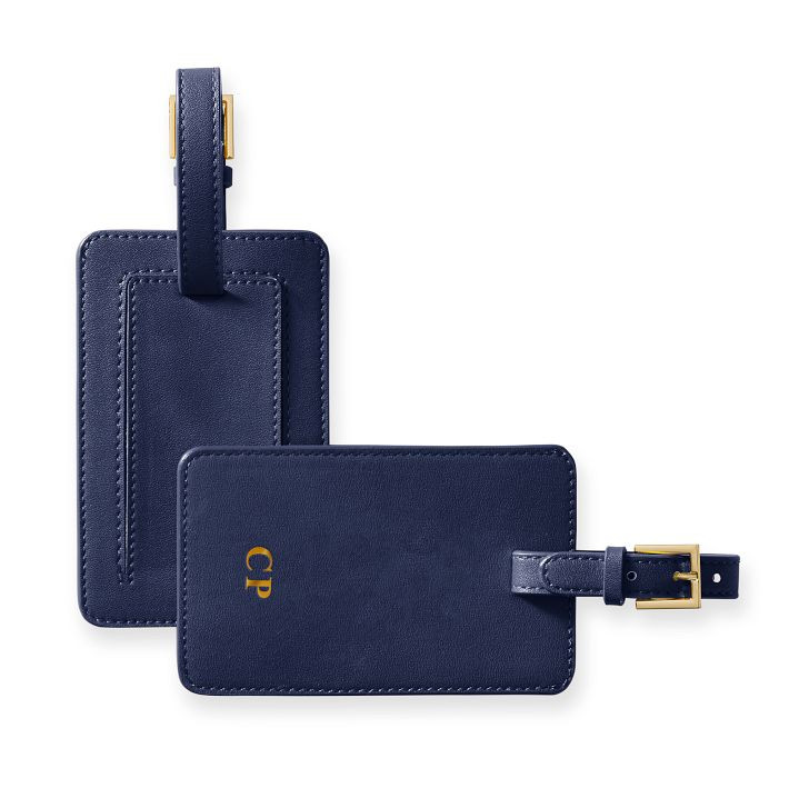 Fillmore Vegan Leather Luggage Tag | Mark and Graham