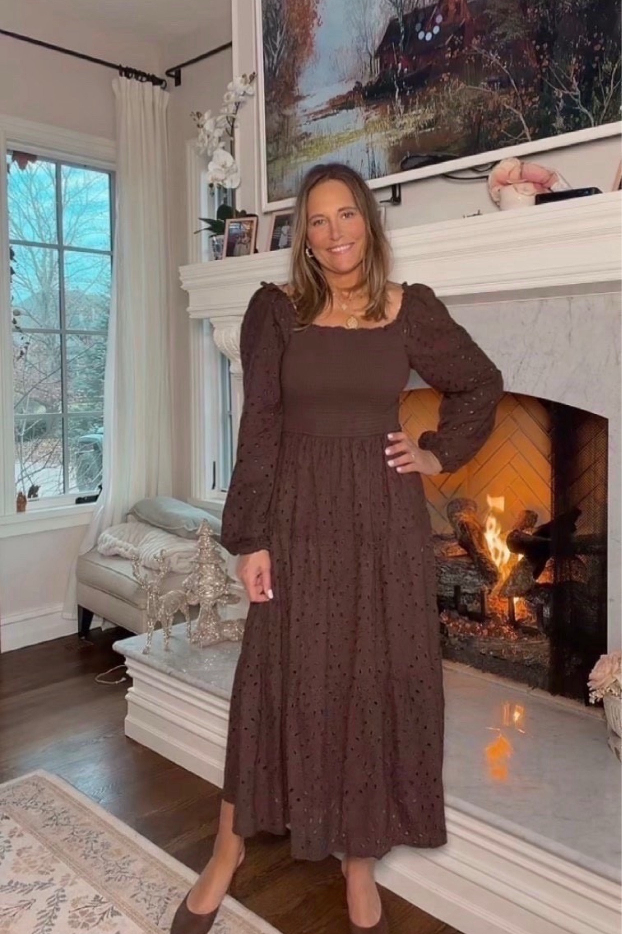 Amazon fashion finds that feel simple, affordable, and so easy to style. This brown dress is such a pretty option for a special occasion, and I love how the monochromatic heels make the whole look feel more intentional. Such a good under $100 find.

#LTKSeasonal #LTKdayinmylife #LTKgrwm